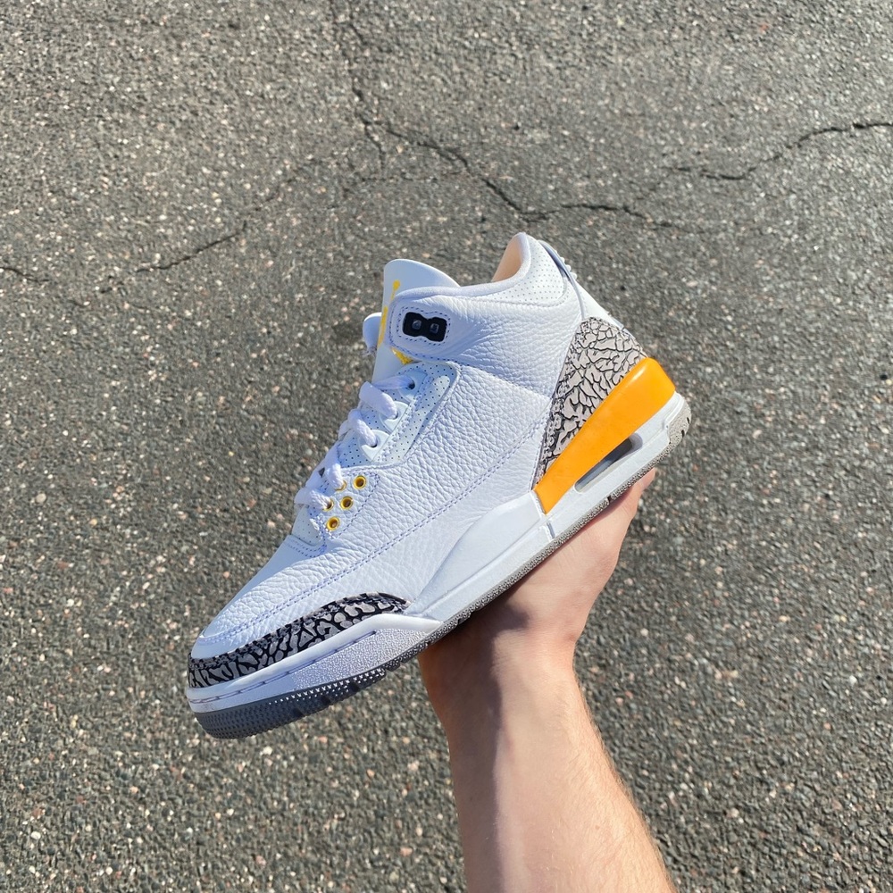Air Jordan 3 retro laser yellow size 7